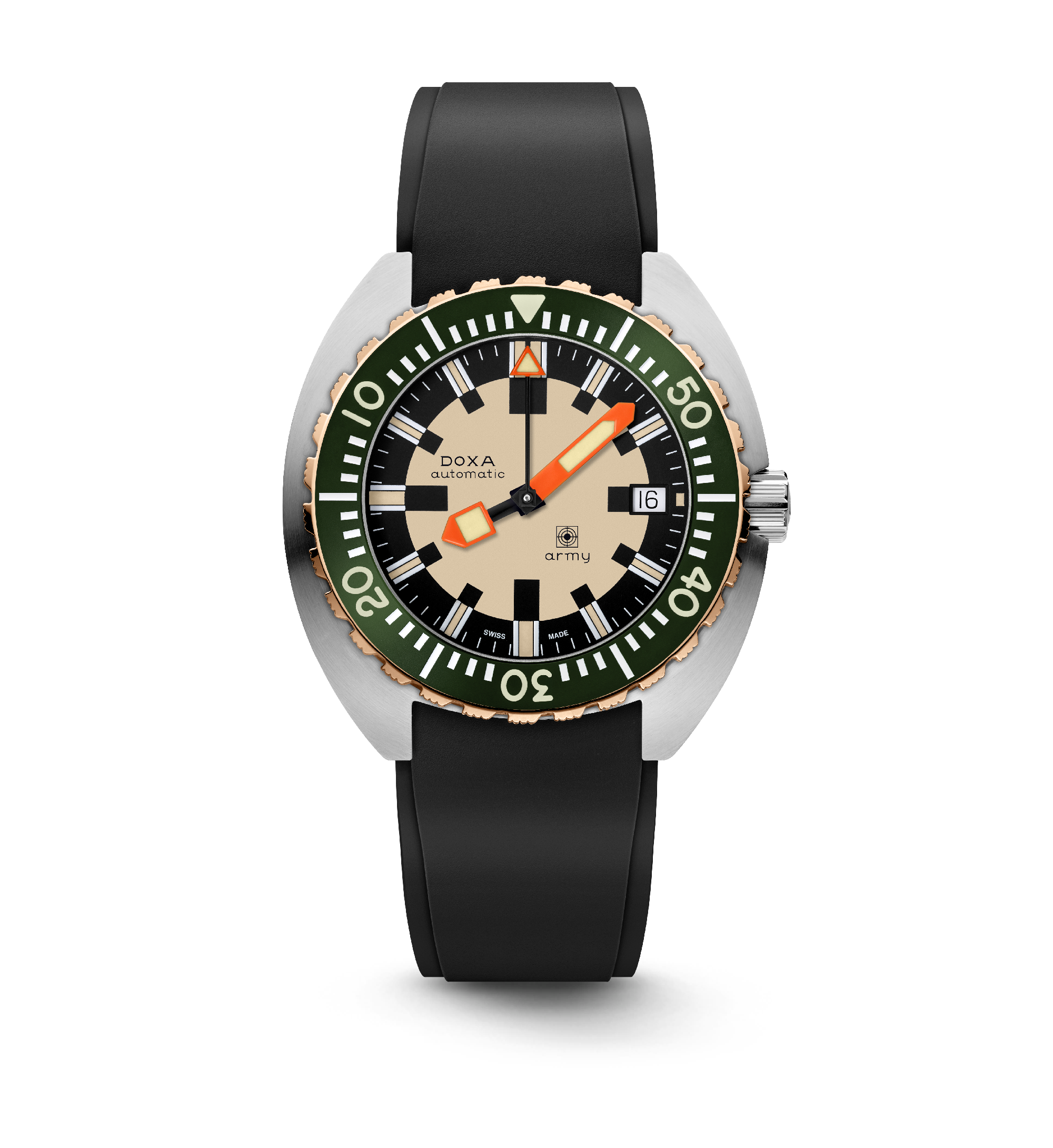 DOXA Army、ブロンズベゼル