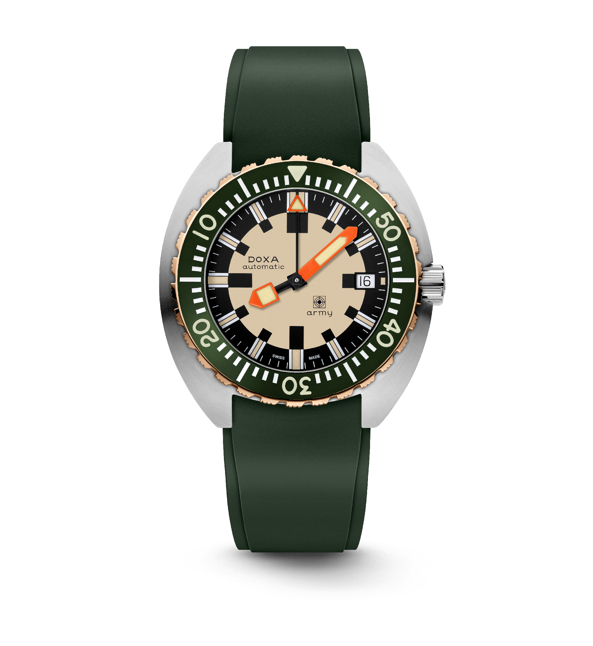 DOXA Army、ブロンズベゼル